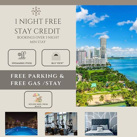 Iconic Luxurious 2 Bedroom Suite Poolview & Bay View Downtown Miami Exterior foto